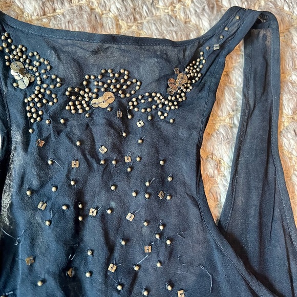 Abercrombie & Fitch Navy Blue Tank Top - Picture 6 of 7